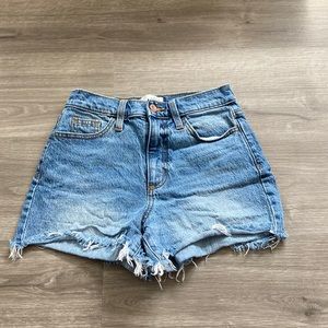 denim shorts size 00